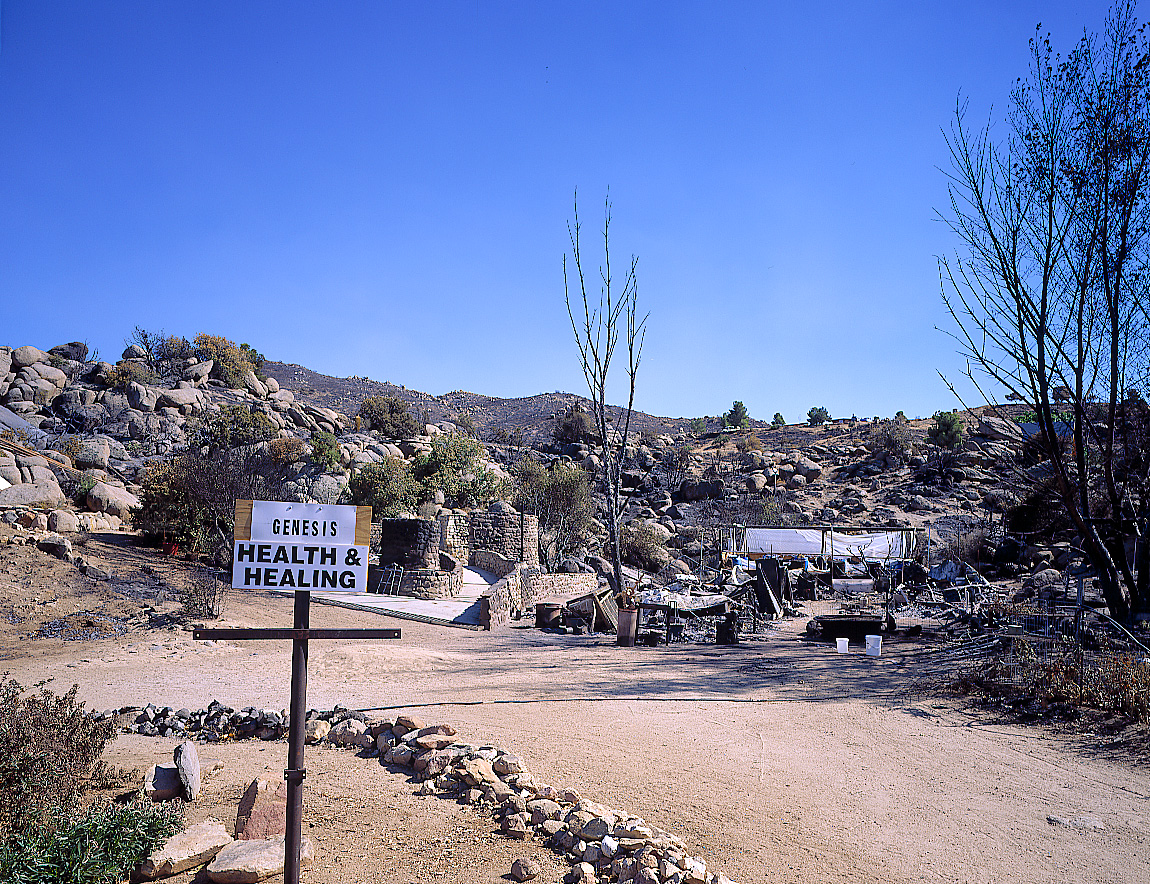 Willow Fire Destruction Near Bowen Ranch Road
